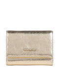Coccinelle Metallic Smooth Metal Wallet golden