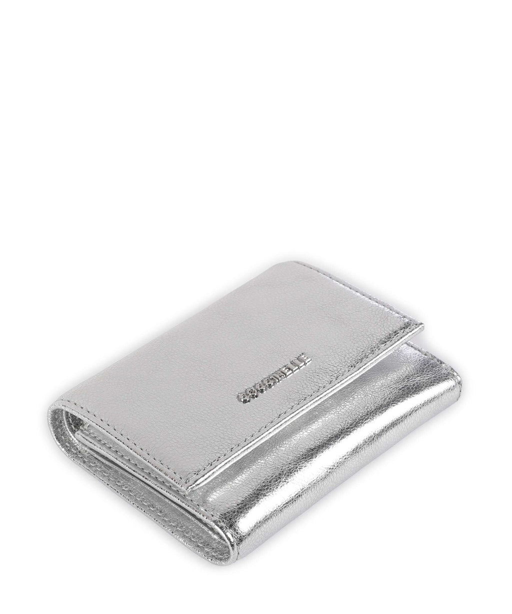 Coccinelle Metallic Smooth Metal Wallet silver