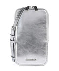 Coccinelle Flor Phone bag silver