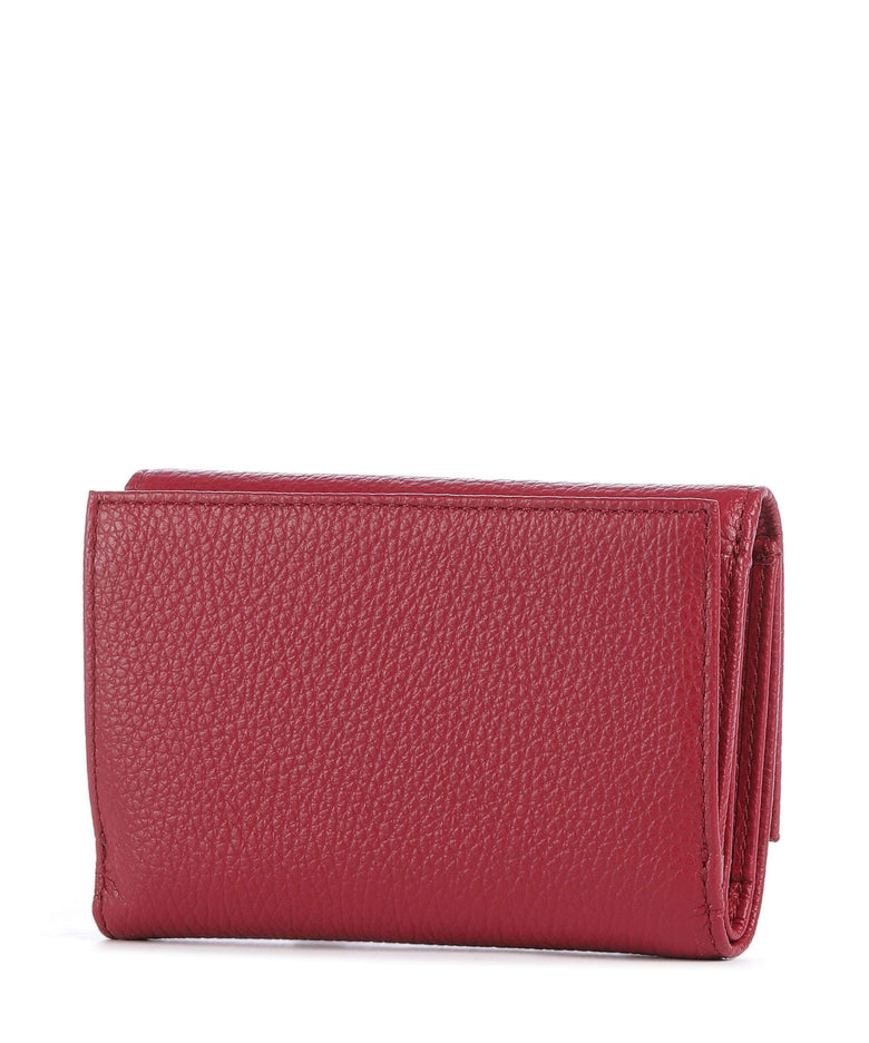 Coccinelle Metallic Soft Wallet sangria
