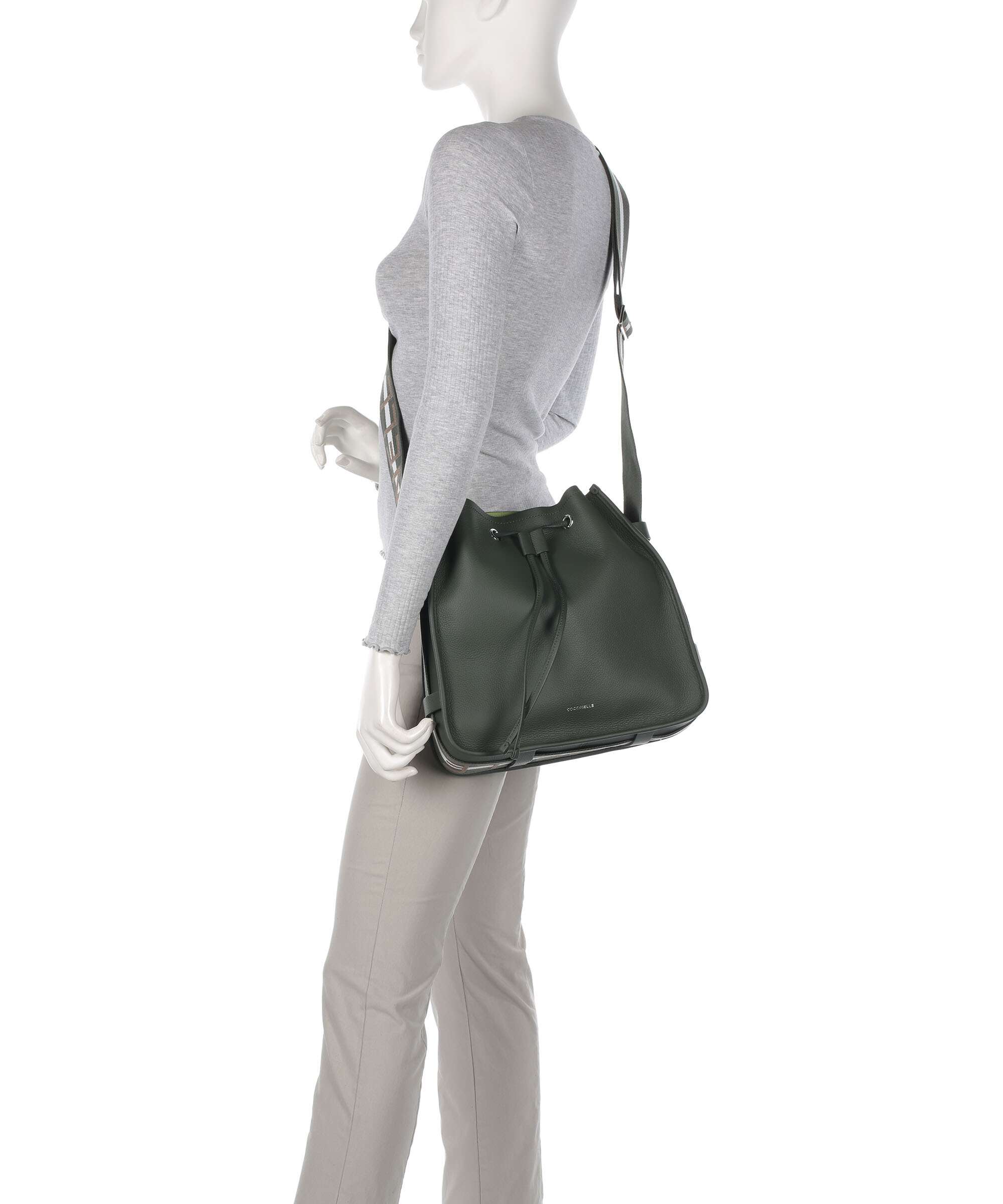 Coccinelle Raquel Bucket bag alga/guacamole