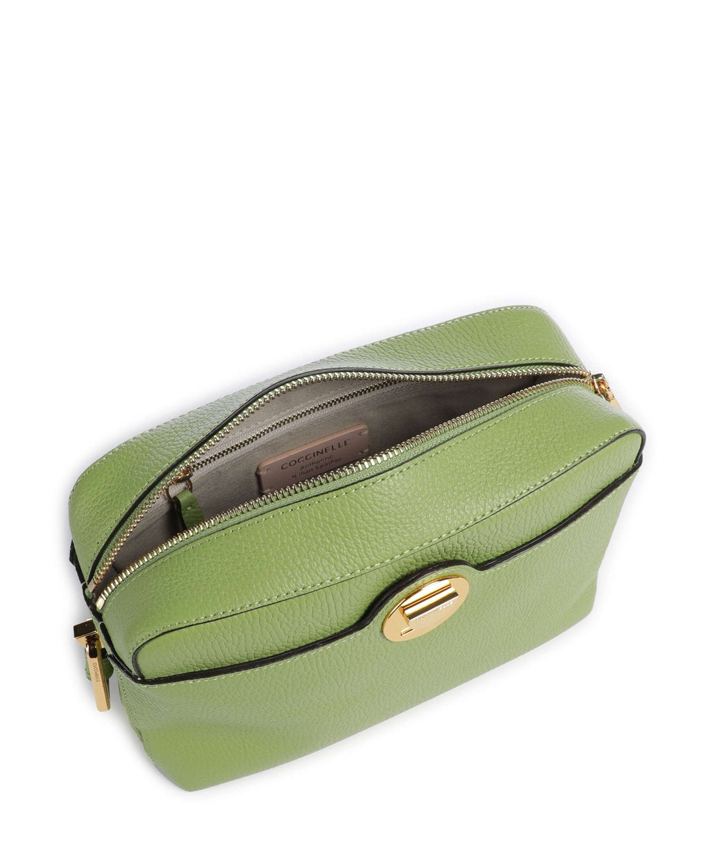 Coccinelle Liya Signature Crossbody bag guacamole
