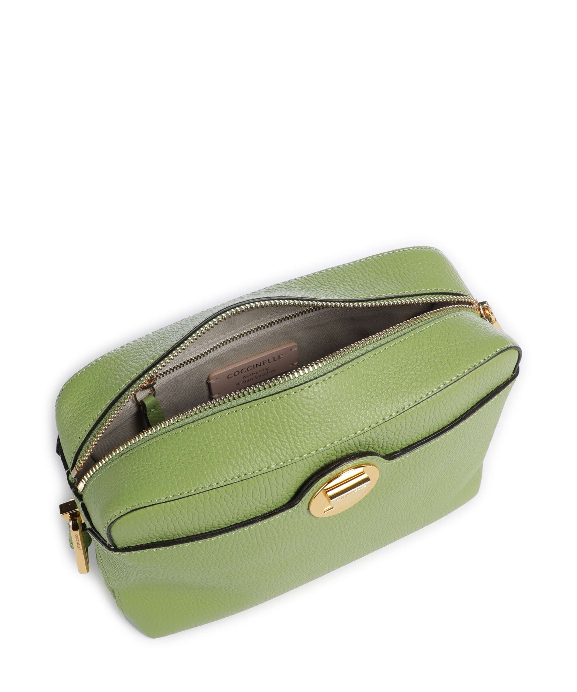 Coccinelle Liya Signature Crossbody bag guacamole