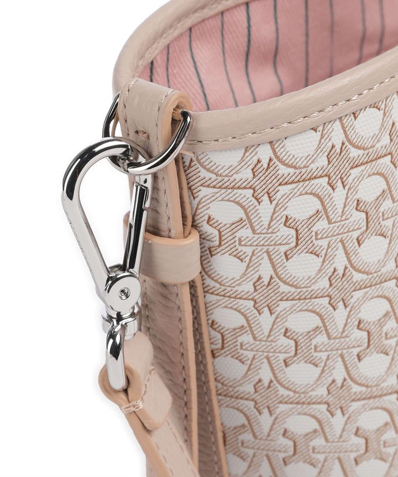 Coccinelle Never Without Bag Monogram Handbag multicolour/blanco/rosette