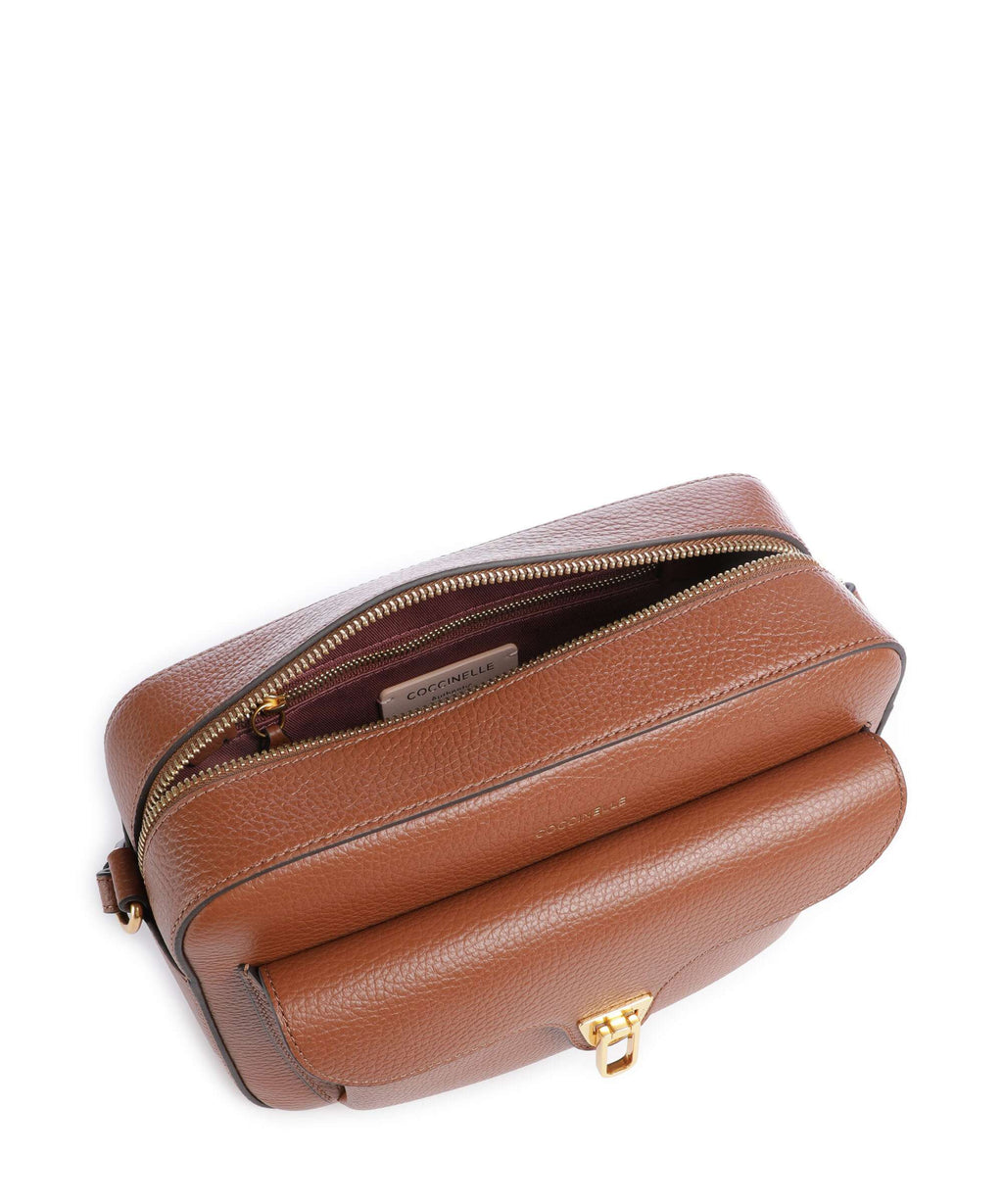 Coccinelle Beat Soft Crossbody bag cognac