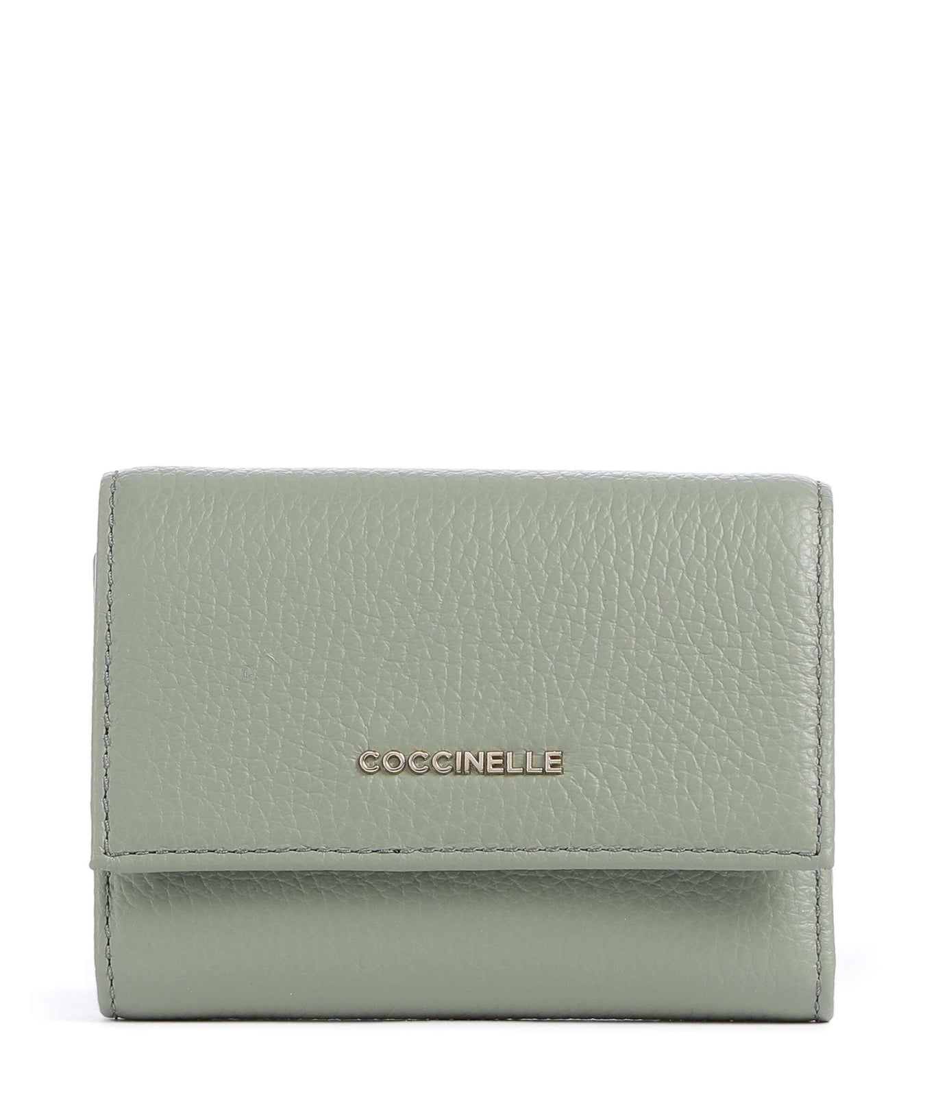 Coccinelle Metallic Soft RFID Wallet greenery