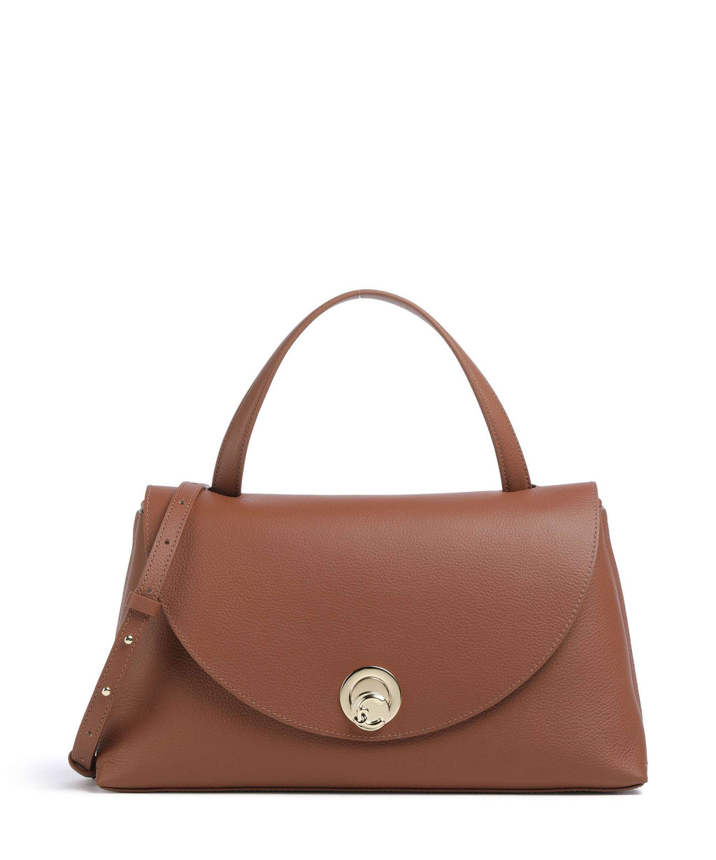 Coccinelle Nikla Handbag cognac/noir