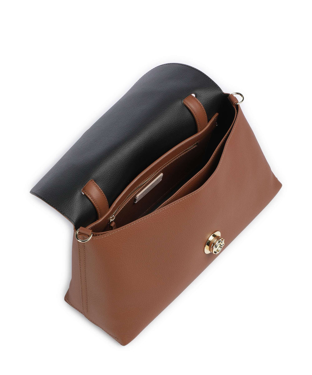 Coccinelle Nikla Handbag cognac/noir