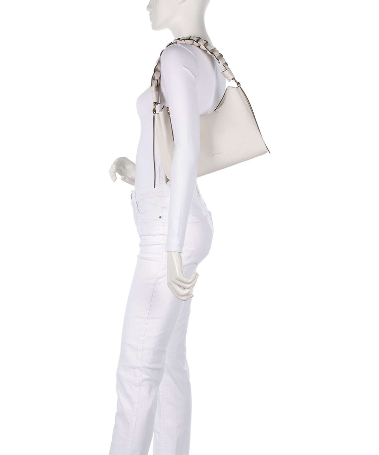 Coccinelle Boheme Grana Double Shoulder bag blanco/skin