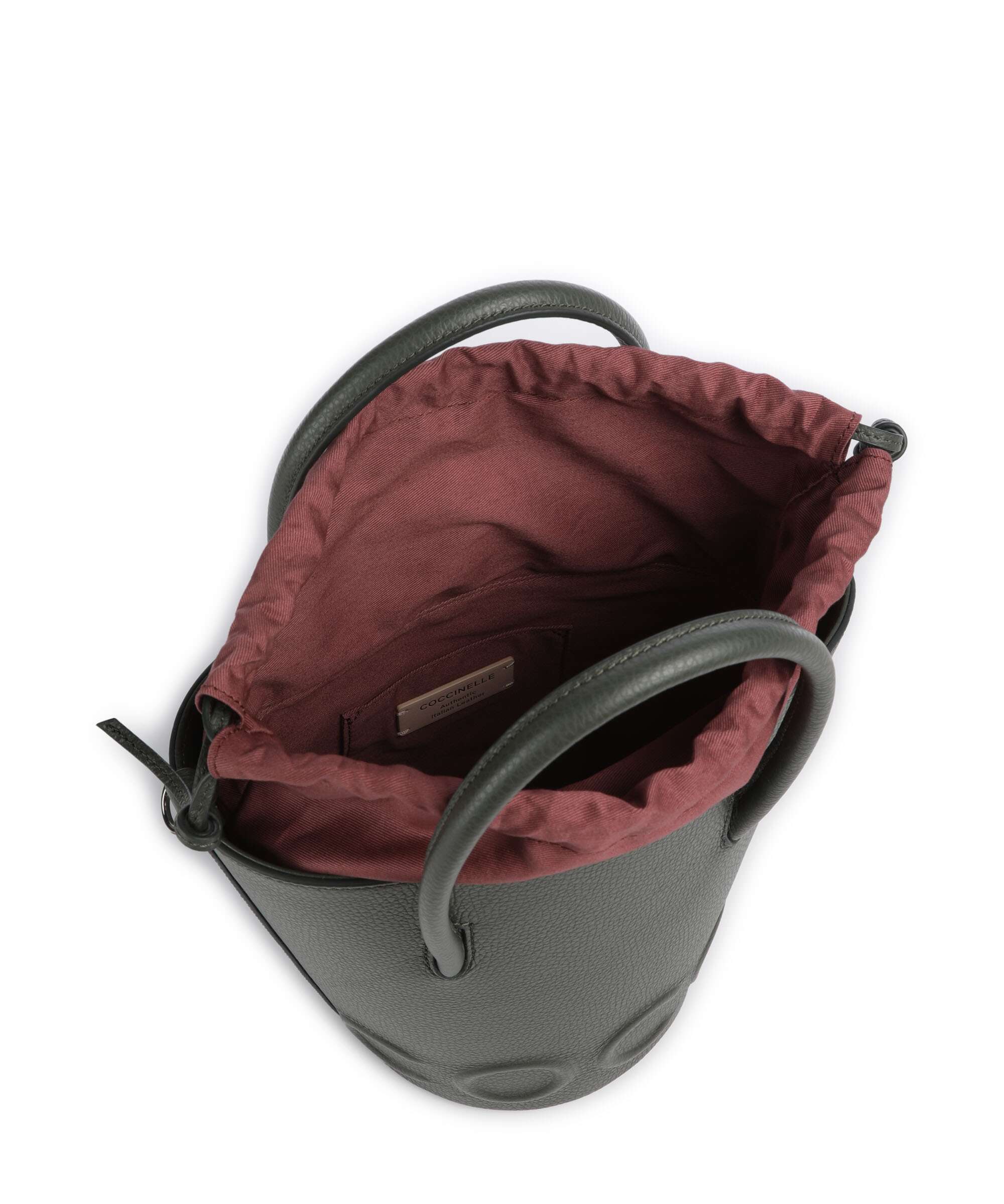 Coccinelle Myrtha Maxi Logo Bucket bag alga