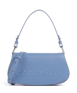 Coccinelle Myrtha Maxi Logo Borsa a spalla azul