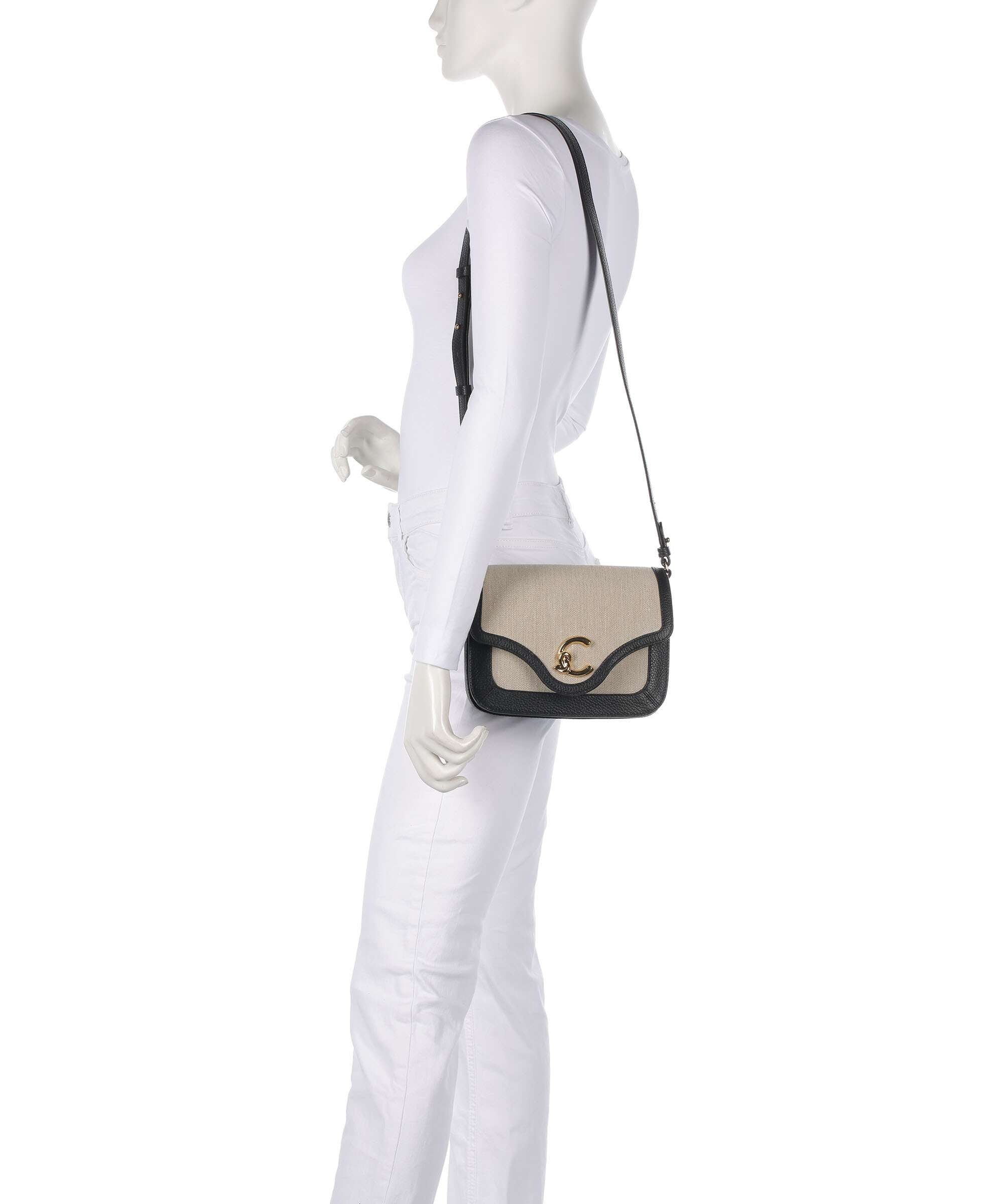 Coccinelle C-Me Crossbody bag natural/noir