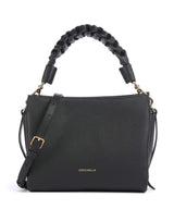Coccinelle Boheme Grana Double Borsa a mano noir/cognac