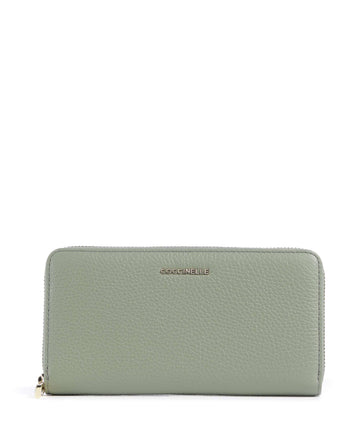 Coccinelle Metallic Soft Portafoglio greenery
