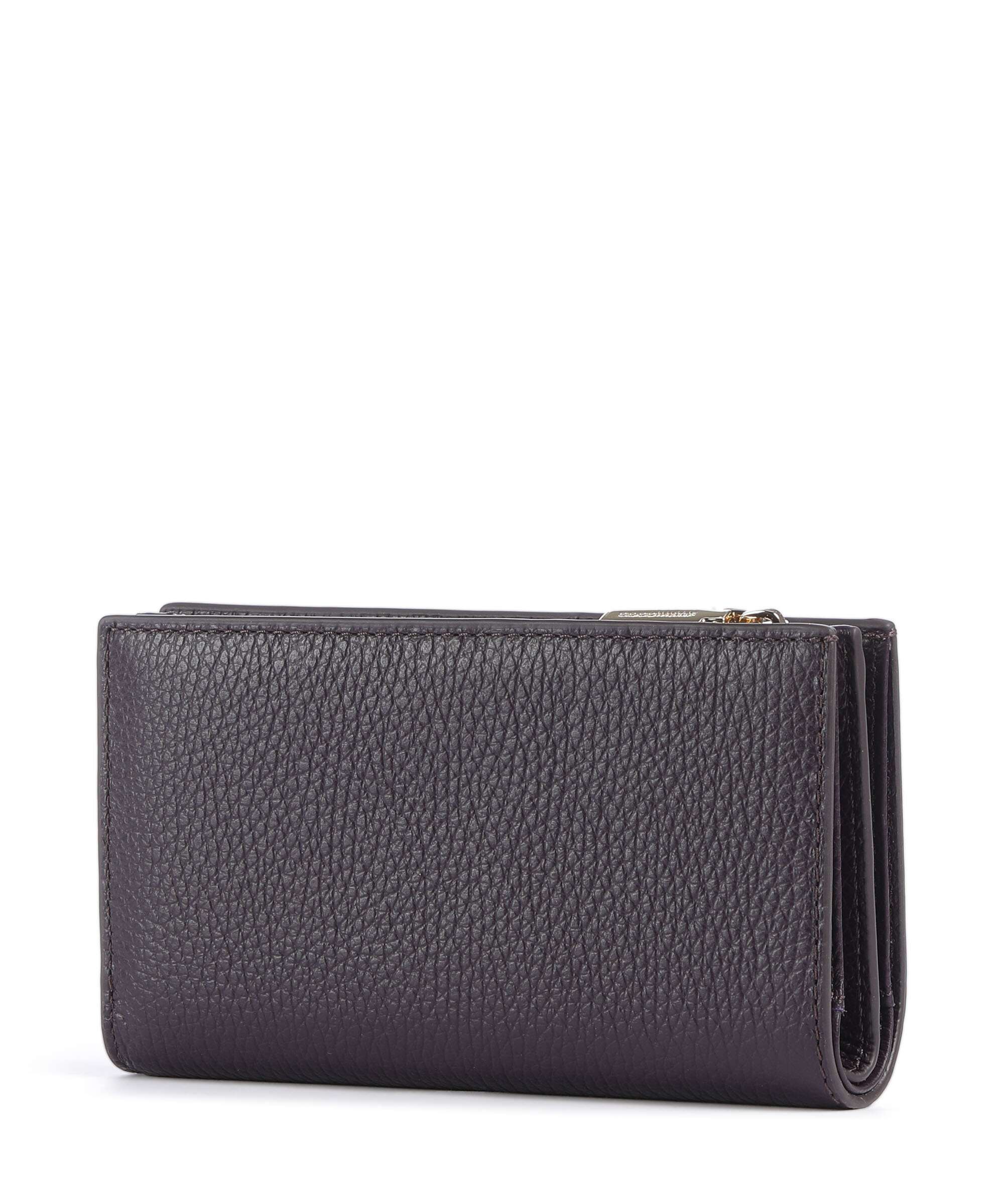 Coccinelle Metallic Soft RFID Wallet prune