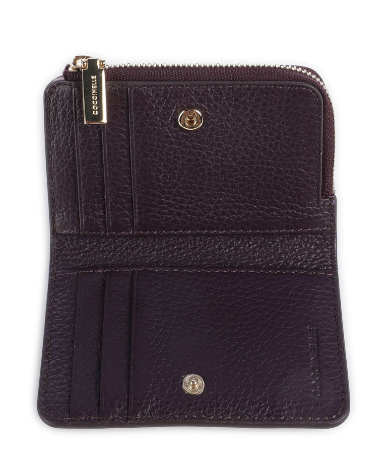 Coccinelle Metallic Soft Wallet prune
