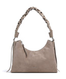 Coccinelle Boheme Suede Borsa a spalla warm taupe