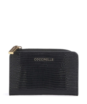 Coccinelle Metallic Lizard RFID Portafoglio noir