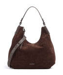 Coccinelle Rebekka Suede Borsa hobo brunette