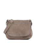 Coccinelle Rebekka Suede Crossbody bag warm taupe
