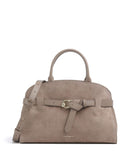 Coccinelle Sabine Suede Borsa a mano warm taupe