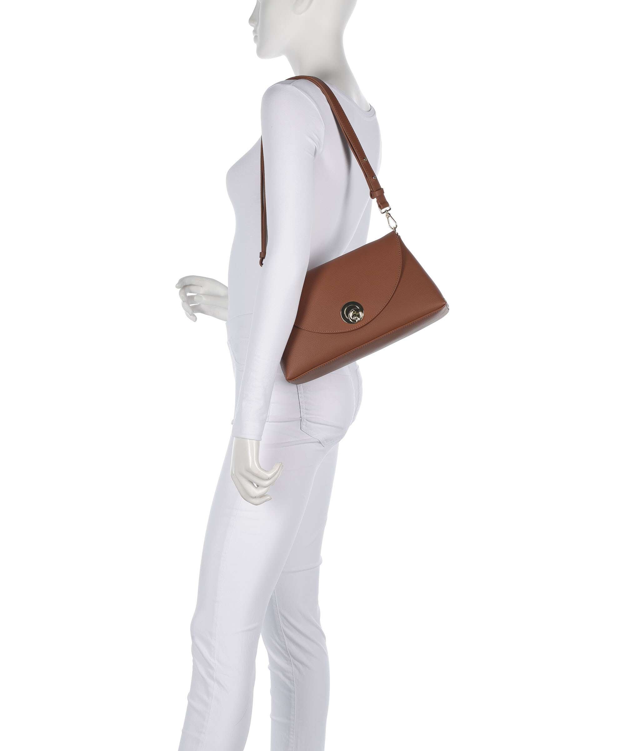 Coccinelle Nikla Shoulder bag cognac/noir