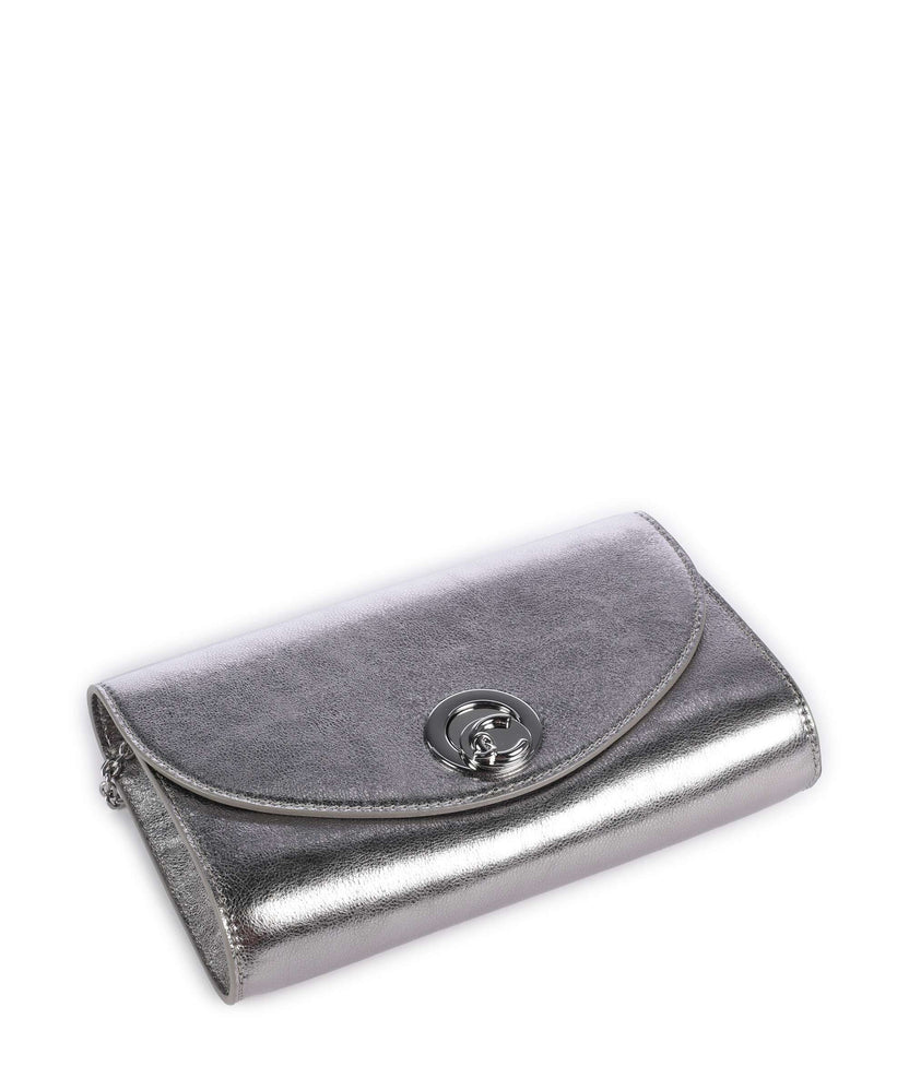 Coccinelle Nikla Smooth Crossbody bag steel