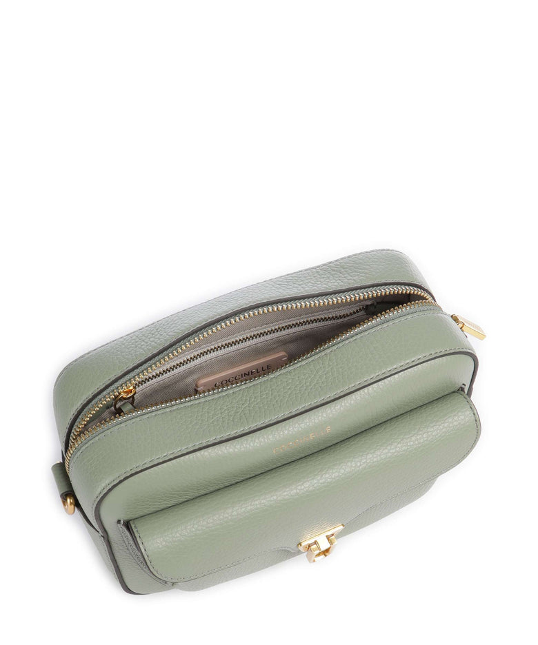 Coccinelle Beat Soft Ribbon Crossbody bag greenery