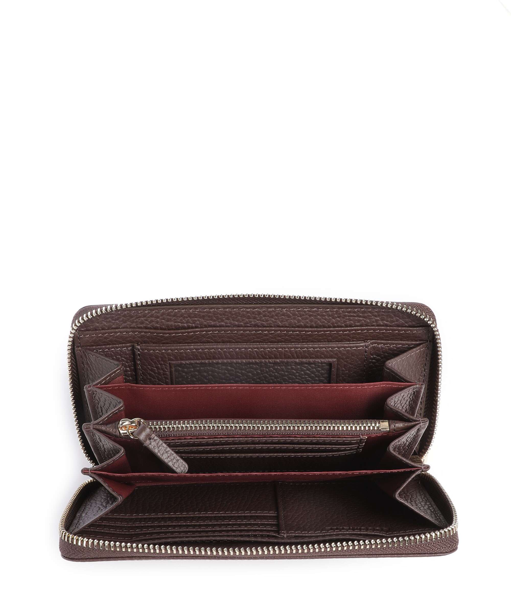 Coccinelle Metallic Soft Wallet brunette