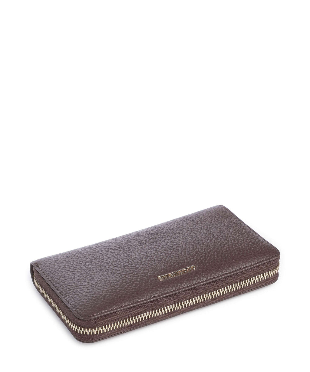 Coccinelle Metallic Soft Wallet brunette