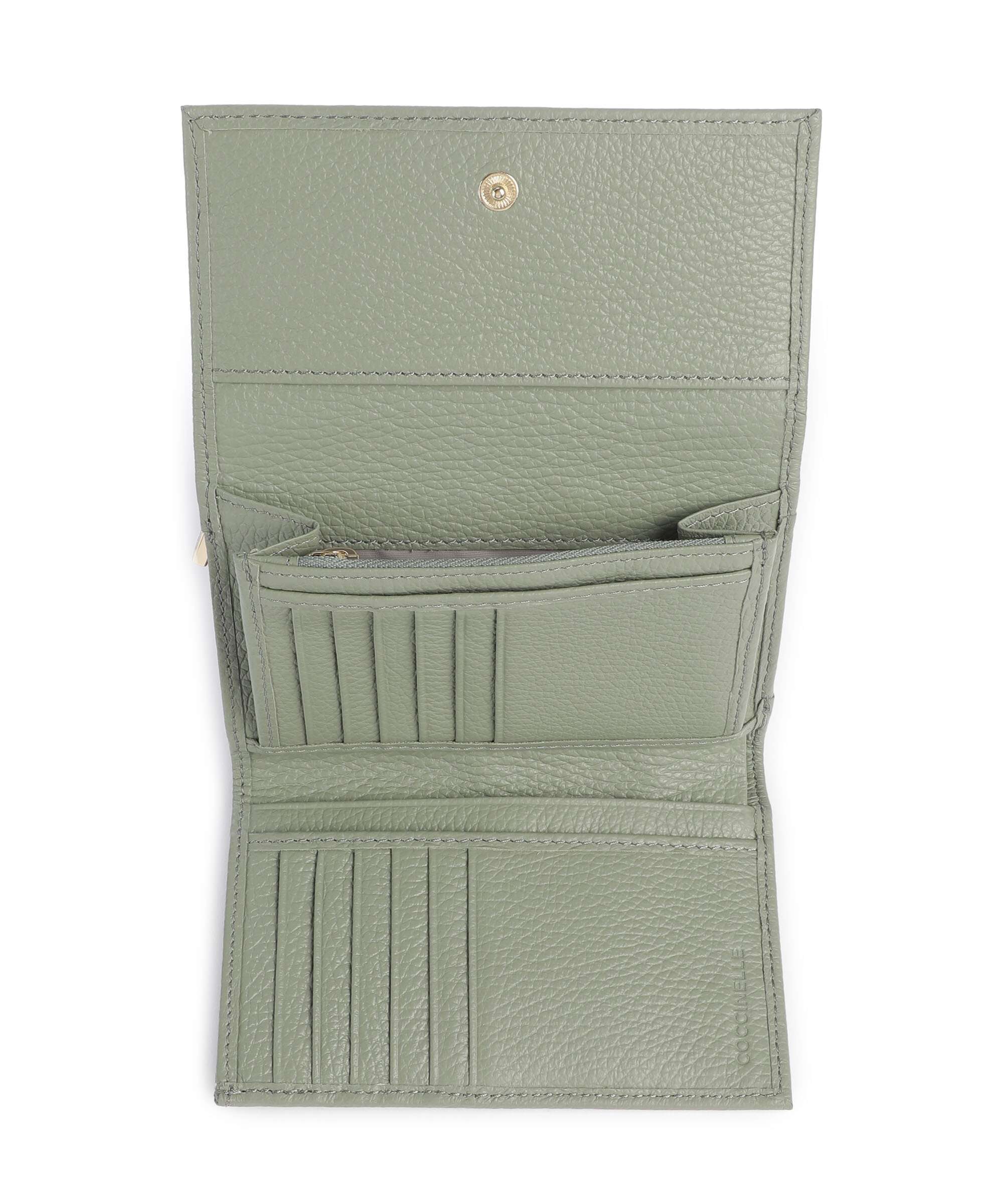 Coccinelle Metallic Soft RFID Wallet greenery