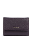 Coccinelle Metallic Soft Portafoglio prune