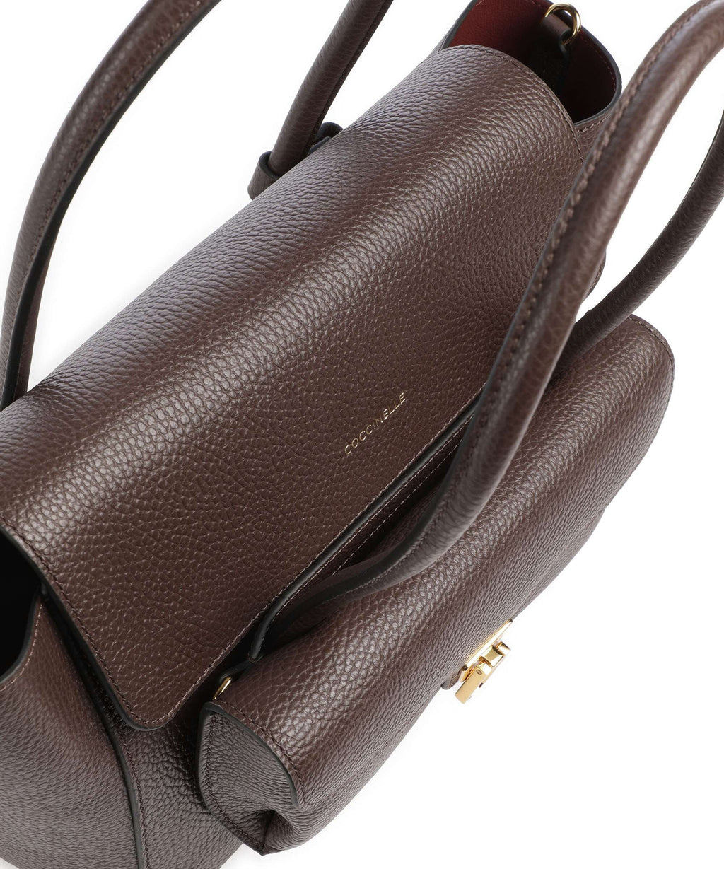 Coccinelle Beat Double Handbag brunette