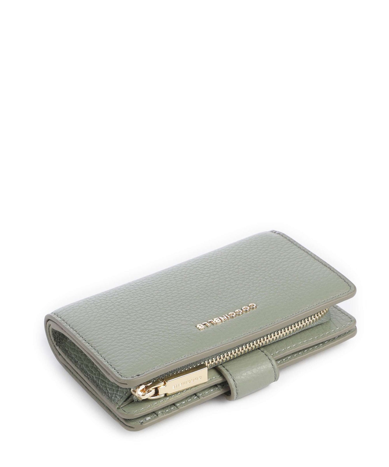 Coccinelle Metallic Soft Wallet greenery