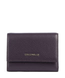 Coccinelle Metallic Soft RFID Portafoglio prune