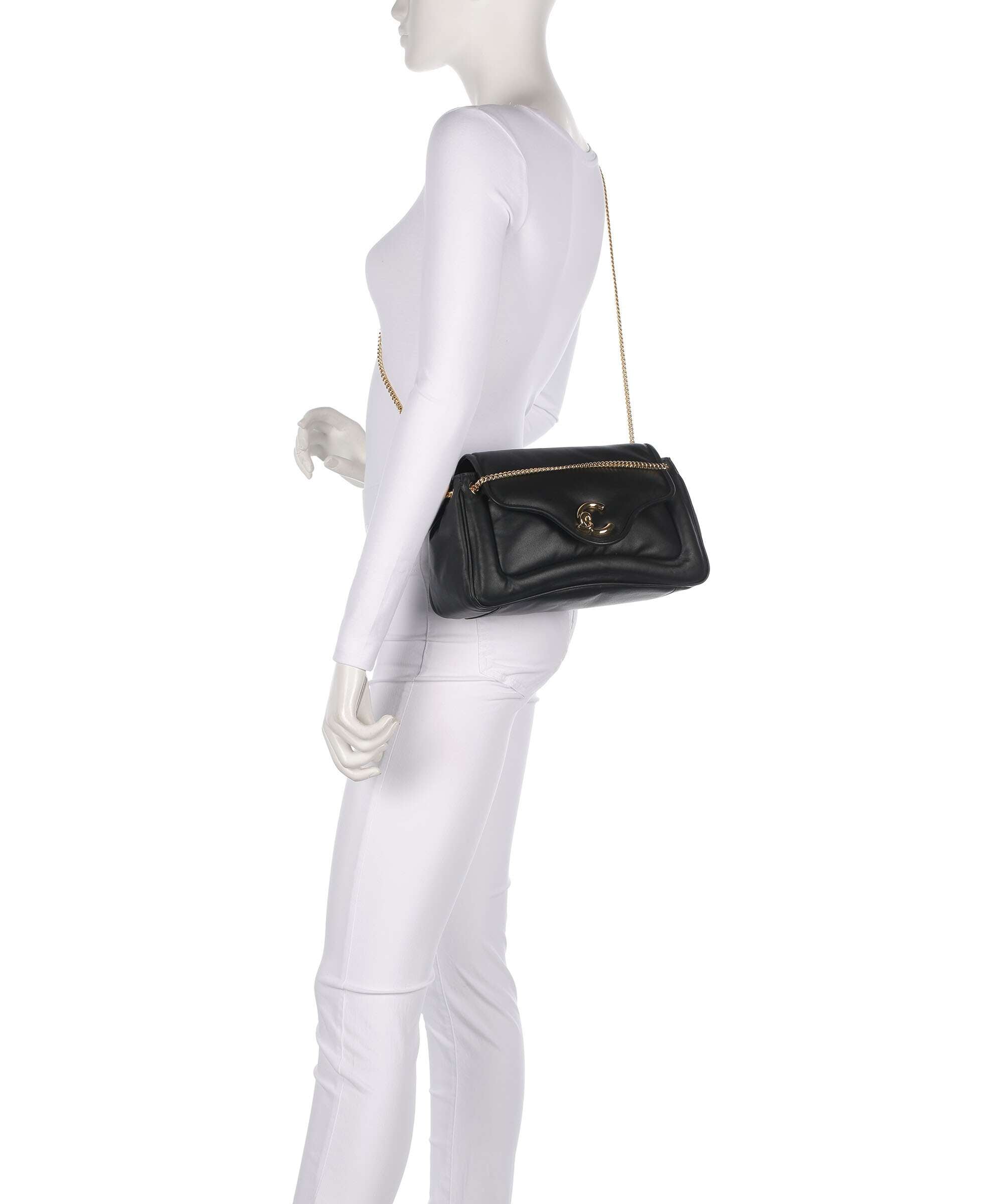 Coccinelle C-Me Fluffy Shoulder bag noir