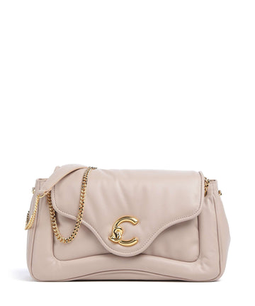 Coccinelle C-Me Fluffy Borsa a spalla rosette