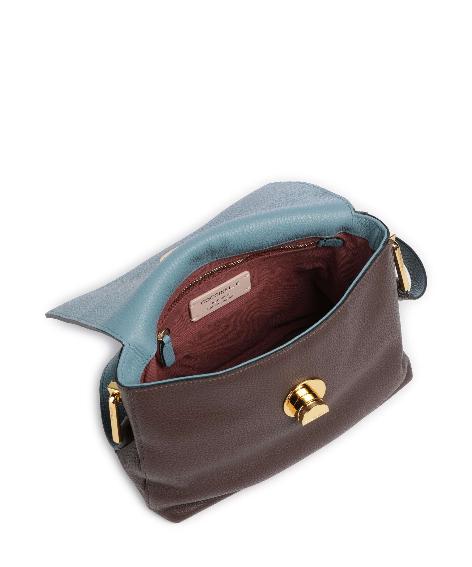 Coccinelle Liya Crossbody bag brunette/arctic blue