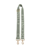 Coccinelle Nastro Signature Tracolla greenery