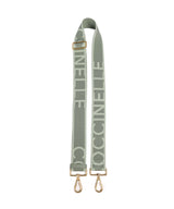 Coccinelle Nastro Signature Tracolla greenery