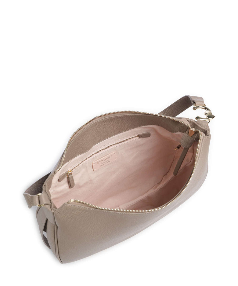 Coccinelle C-Easy Hobo bag warm taupe