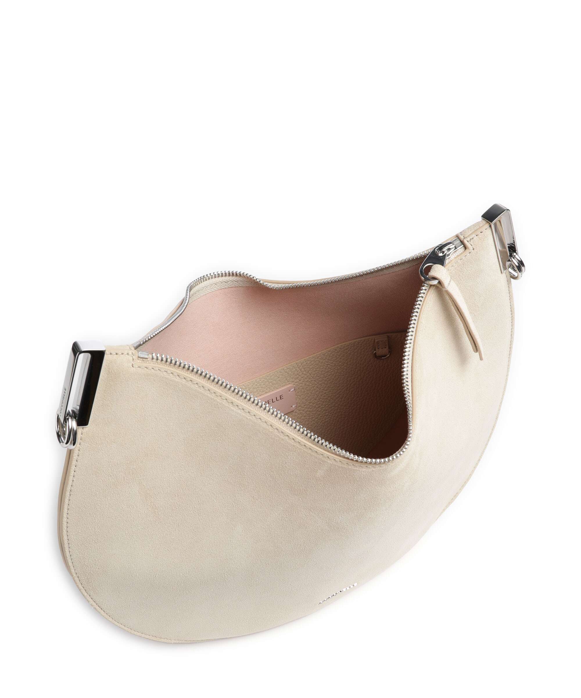 Coccinelle Sunup Suede Shoulder bag sandshell