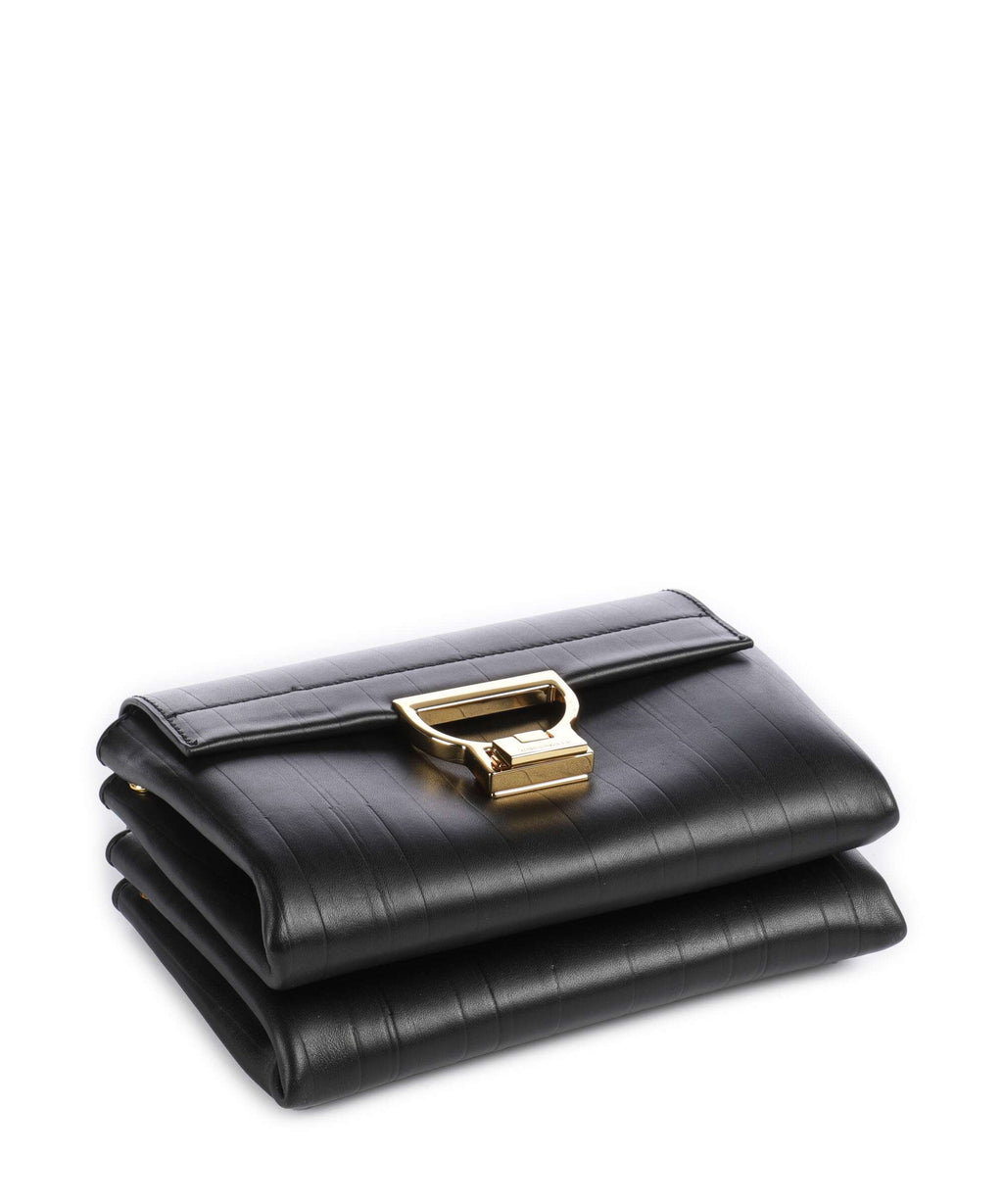Coccinelle Arlettis Plisse Crossbody bag noir