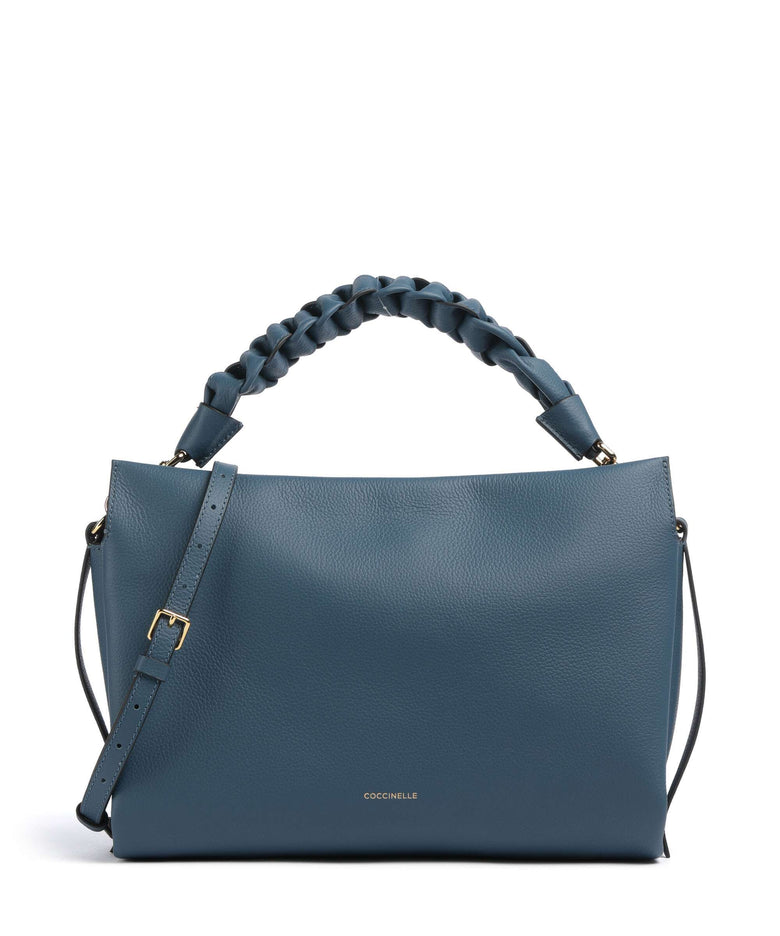 Coccinelle Boheme Grana Double Hobo bag deep blue/sandshell