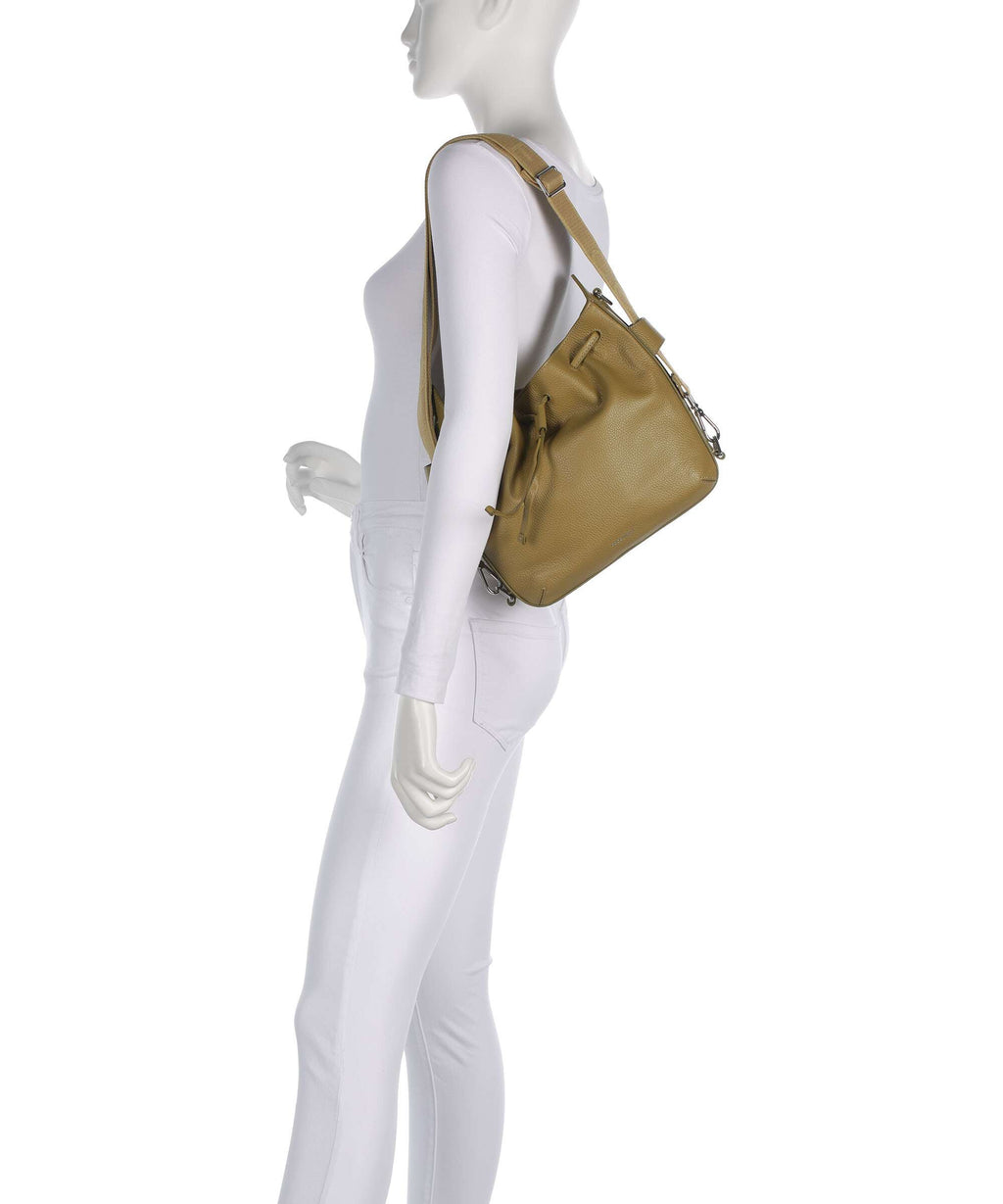 Coccinelle Gretel Ribbon Bucket bag seagrass