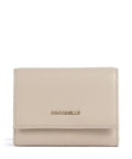 Coccinelle Metallic Soft Wallet sandshell