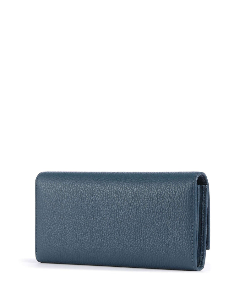 Coccinelle Metallic Soft Wallet deep blue