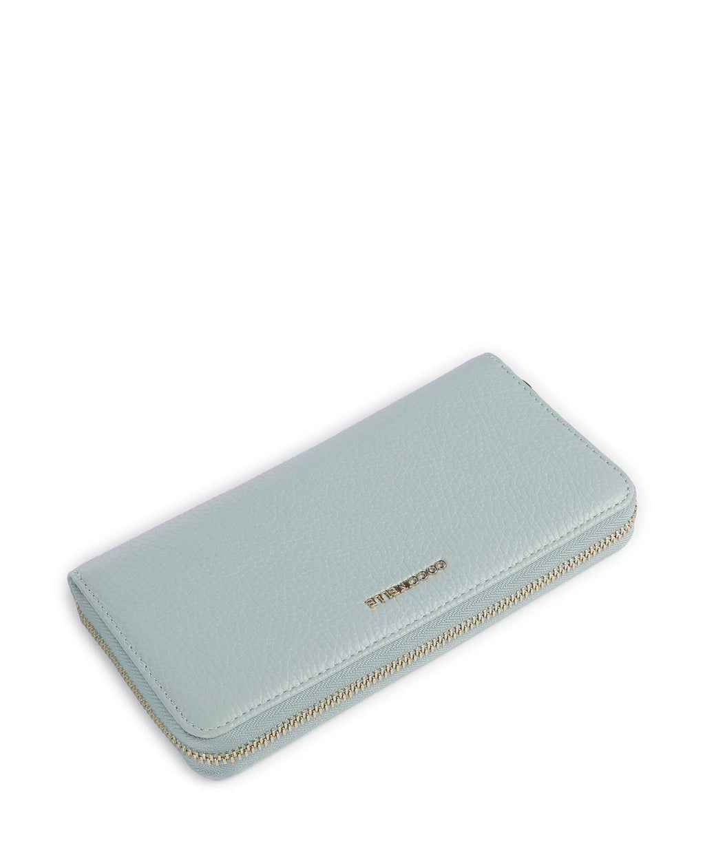 Coccinelle Metallic Soft Wallet aquamarine
