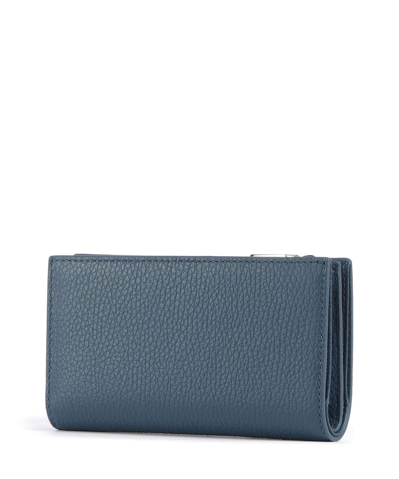 Coccinelle Metallic Soft Wallet deep blue