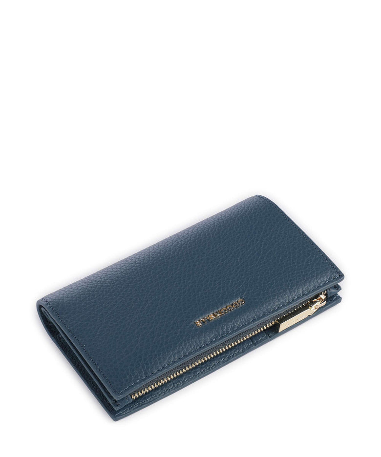 Coccinelle Metallic Soft Wallet deep blue